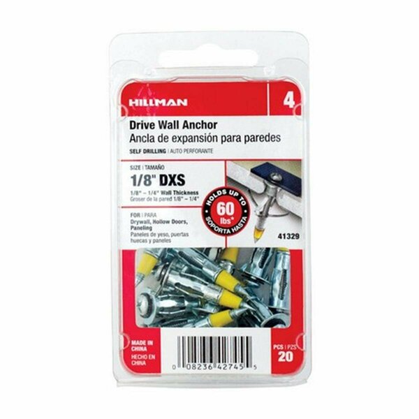 Homecare Products 41329 0.12 in. DXS Drive Wall Anchors HO3314128